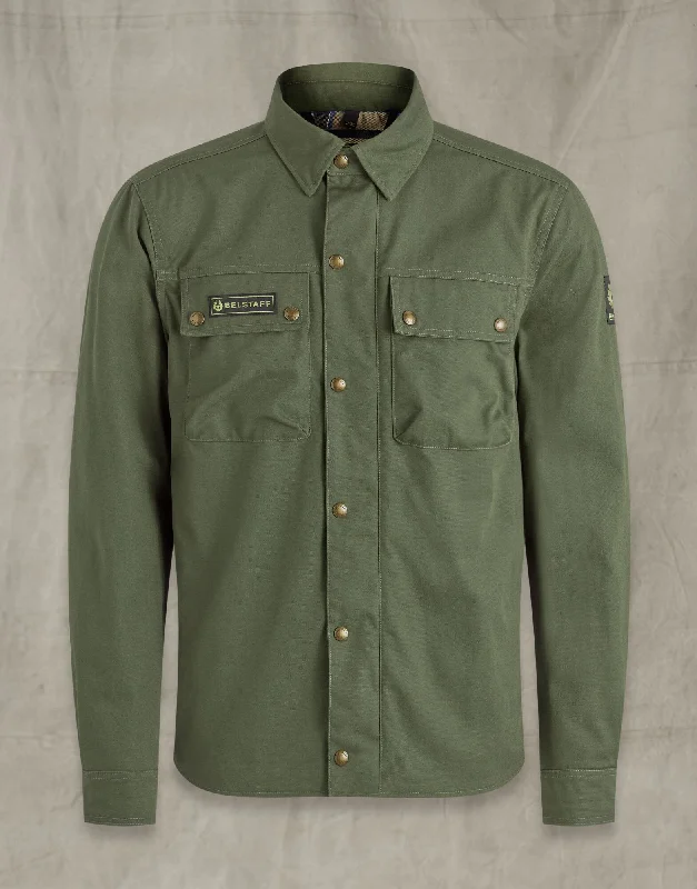 CHEMISE BELSTAFF MANSION FOREST VERT