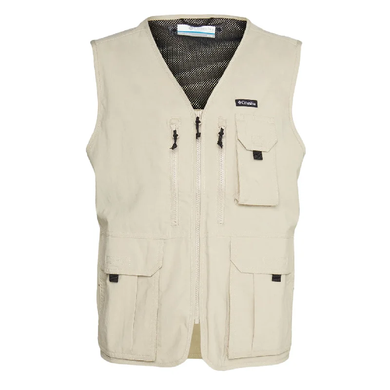 Columbia Silver Ridge Utility Vest Ancient Fossil