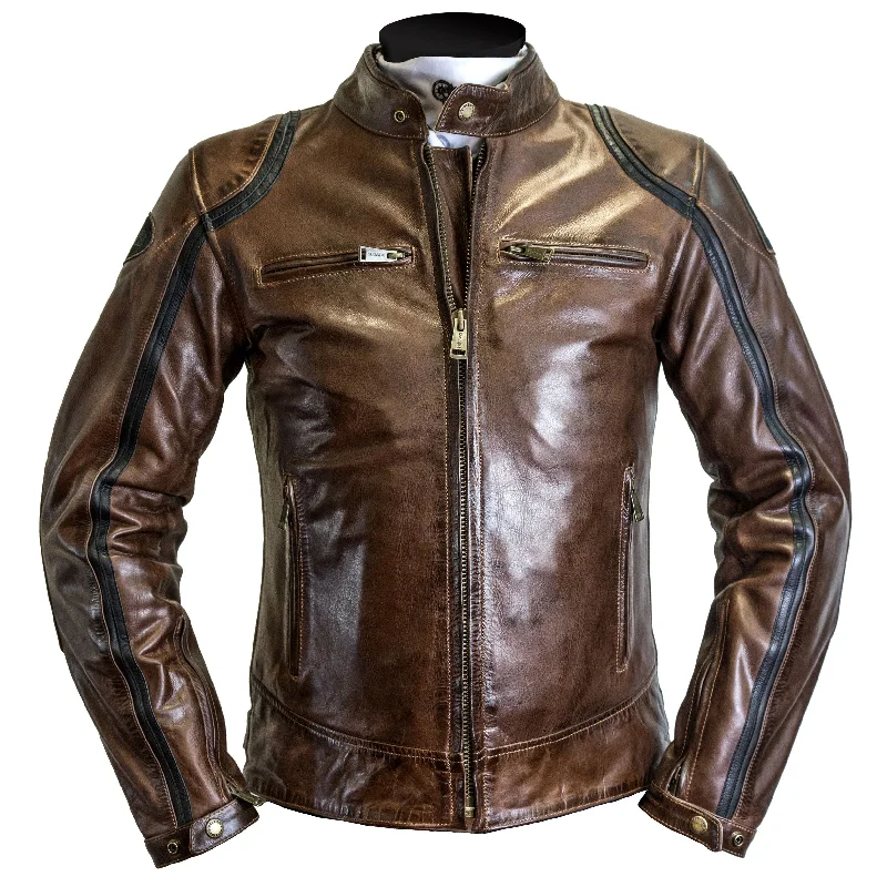 BLOUSON CUIR HELSTONS MODELO CAMEL NOIR