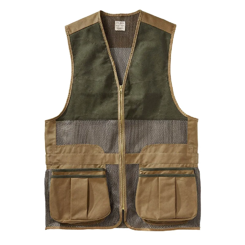 Filson Light Shooting Vest Dark Tan