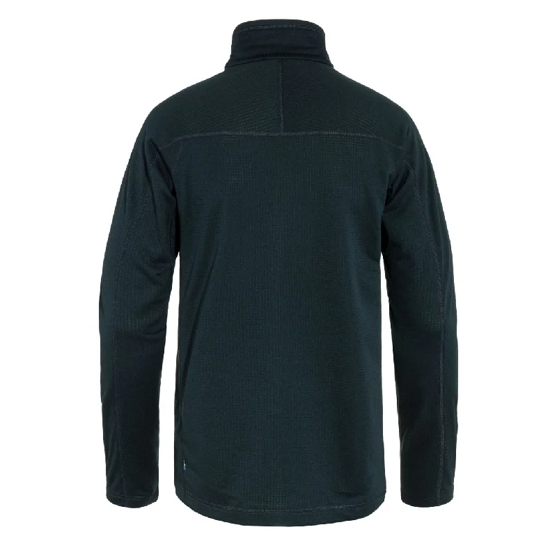 Fjallraven Abisko Lite Fleece Half Zip Dark Navy