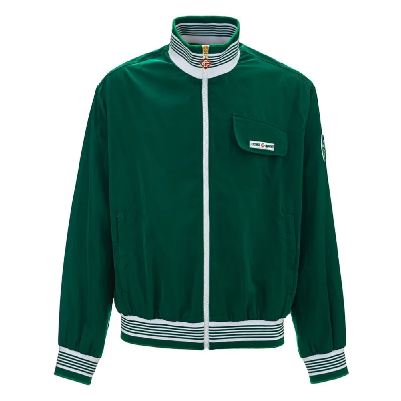 Green Polyester Jacket