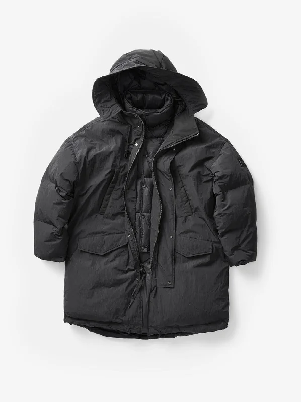 M Long Down Puffer - Black