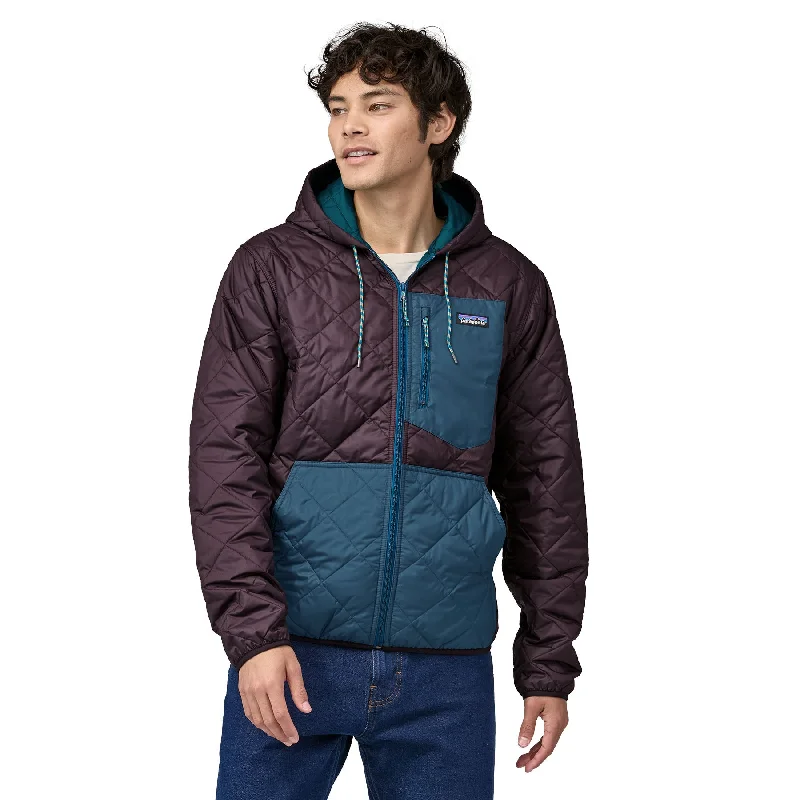 Men's Diamond Quilted Bomber Hoody