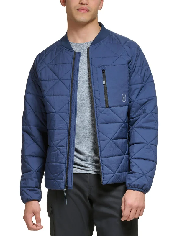 Mens Lightweight Warm Quilted Coat