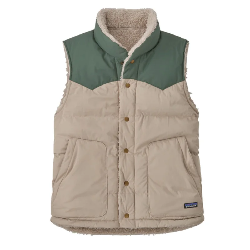 Patagonia Reversible Bivy Down Vest Oar Tan