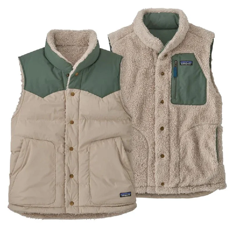 Patagonia Reversible Bivy Down Vest Oar Tan