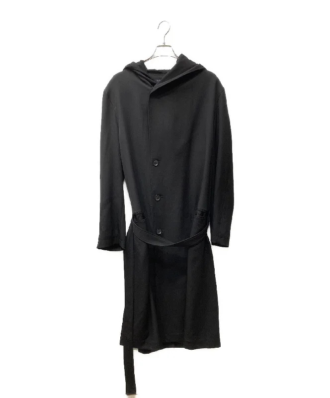 [Pre-owned] REGULATION Yohji Yamamoto MEN Wool gaber hooded coat HC-C01-140