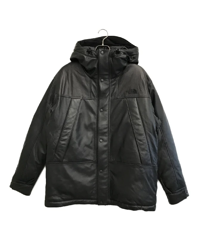 [Pre-owned] THE NORTHFACE PURPLELABEL Mountain Down Leather Jacket / Leather Jacket / Mountain Jacket / Hooded Jacket / Down Jacket / Outerwear ND2868N