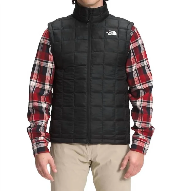 Thermoball Eco Vest In Black