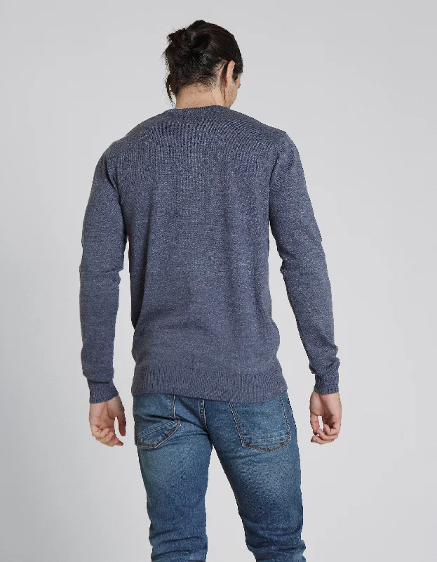 Tom V Neck Denim