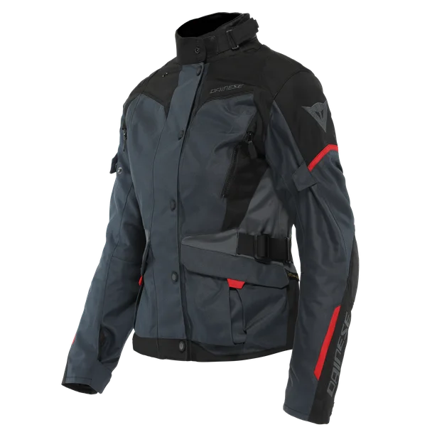 VESTE TEXTILE LADY DAINESE TEMPEST-3 D-DRY NOIR EBONY ROUGE