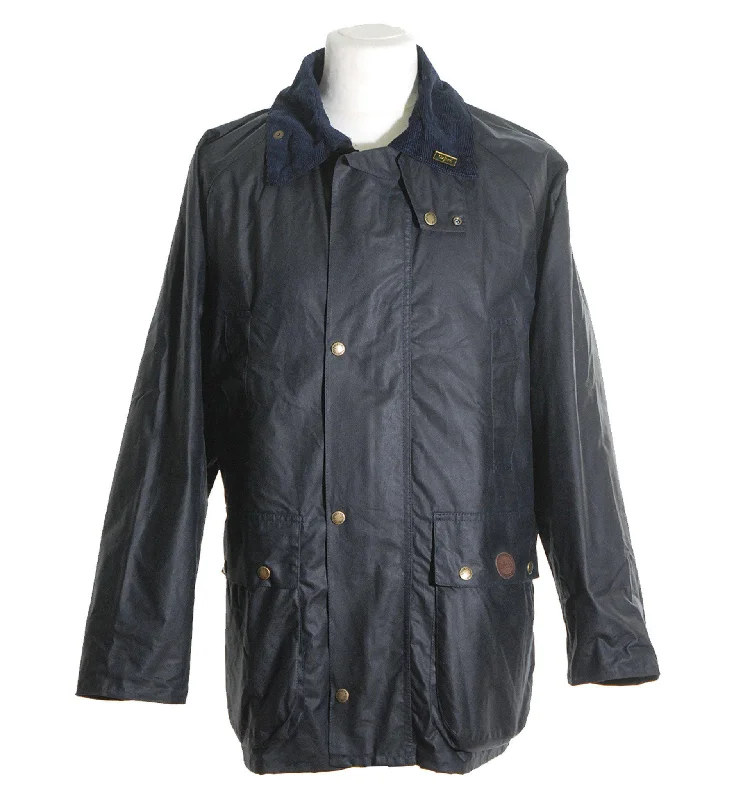 W10 - Burley Wax Jacket (Vented) - NAVY