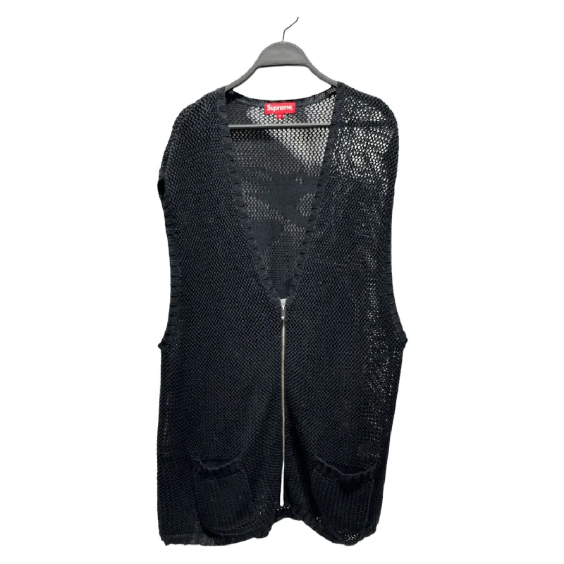 Supreme/Knitted Vest/L/Wool/BLK/