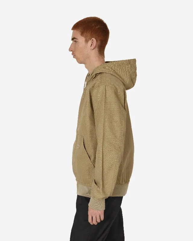 Duck Canvas Hooded Unlined Jacket Desert Sand