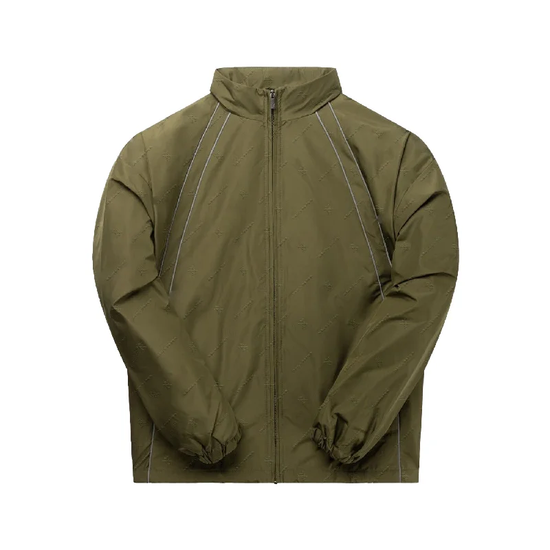 Green Taye Logo Relaxed Track Jacket