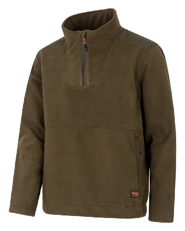 Hoggs of Fife Green King II 1/4 Zip Bonded Fleece