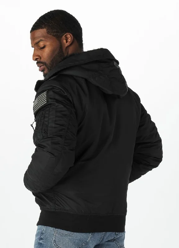 Men's winter hooded jacket Encino