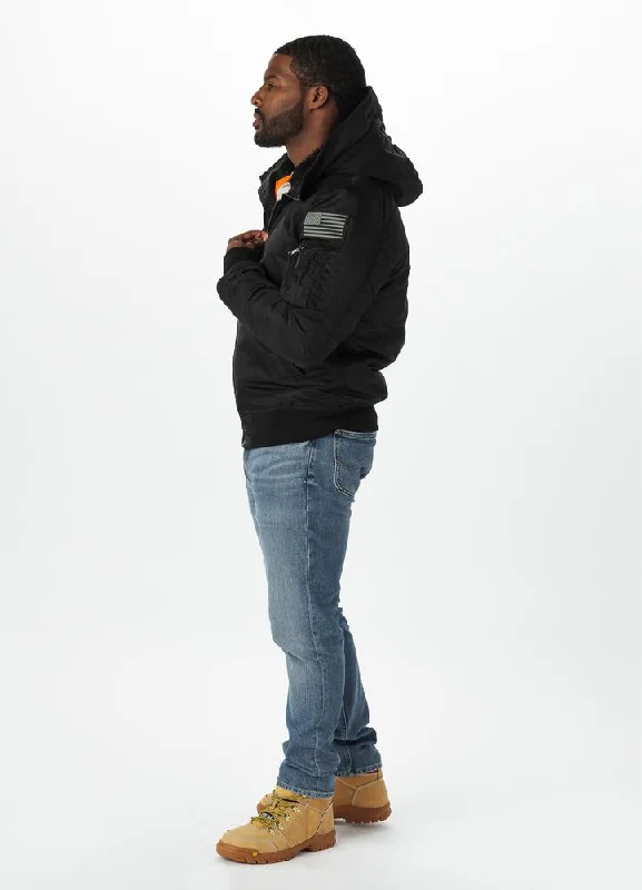 Men's winter hooded jacket Encino