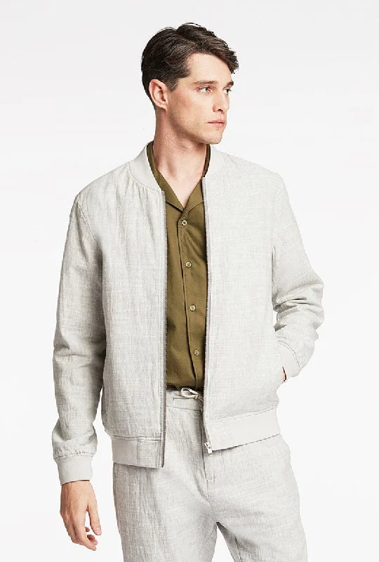 LINDBERGH SOFT COTTON BOMBER JACKET