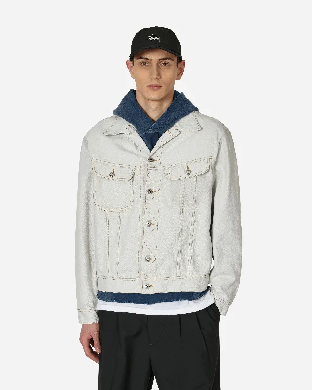 Chalk Selvedge Denim Jacket White