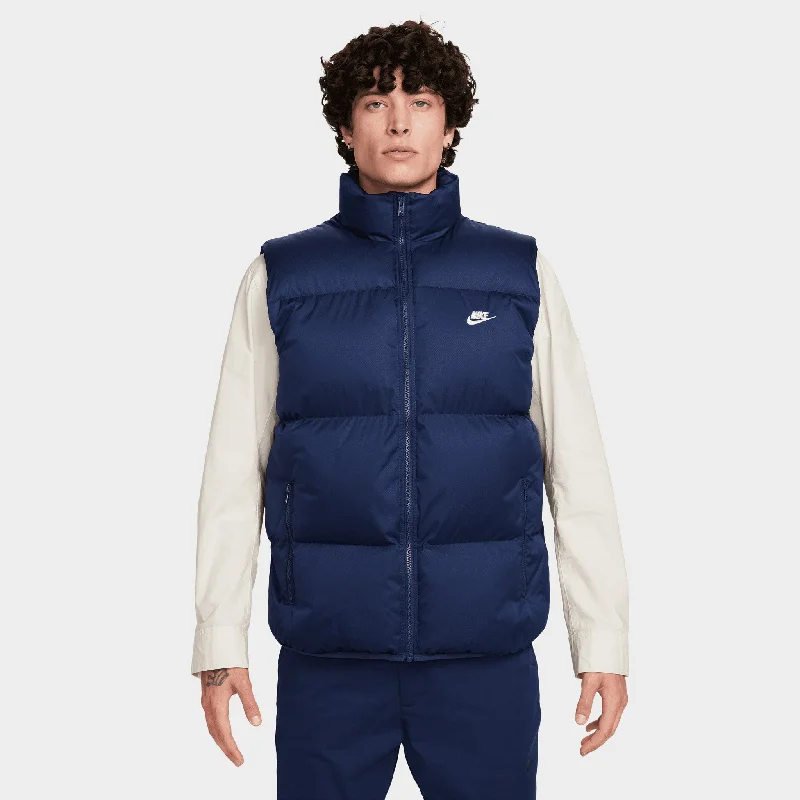 Nike Sportswear Club PrimaLoft Water-Repellent Puffer Vest Midnight Navy / White