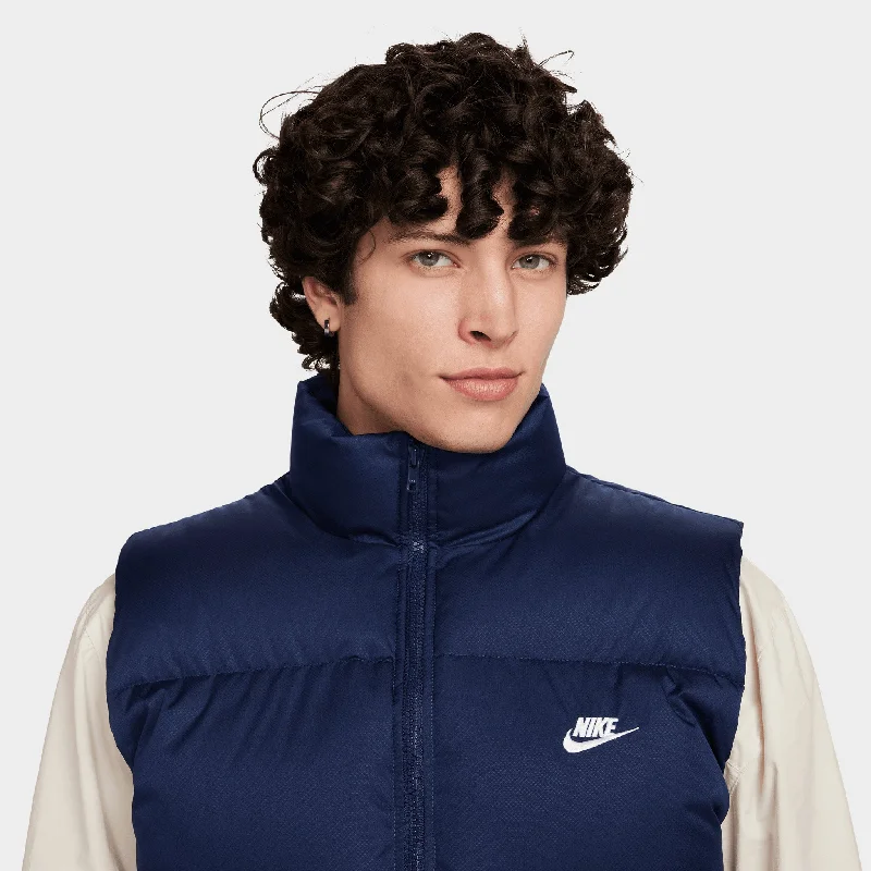 Nike Sportswear Club PrimaLoft Water-Repellent Puffer Vest Midnight Navy / White