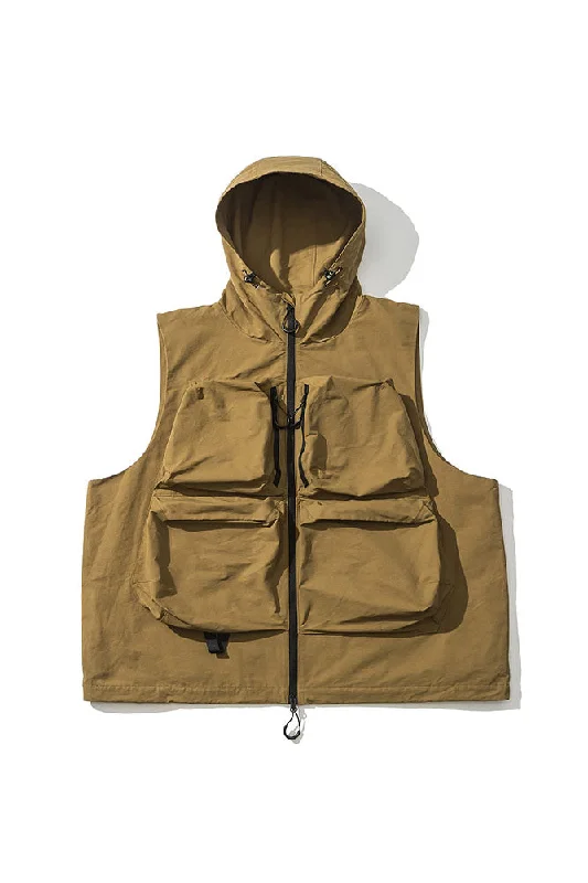 Outdoor Vest In Khaki