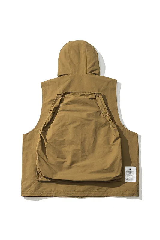 Outdoor Vest In Khaki