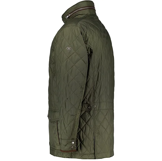 S4 Quilted Water Repellent Jacket, Green