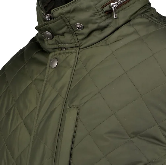 S4 Quilted Water Repellent Jacket, Green