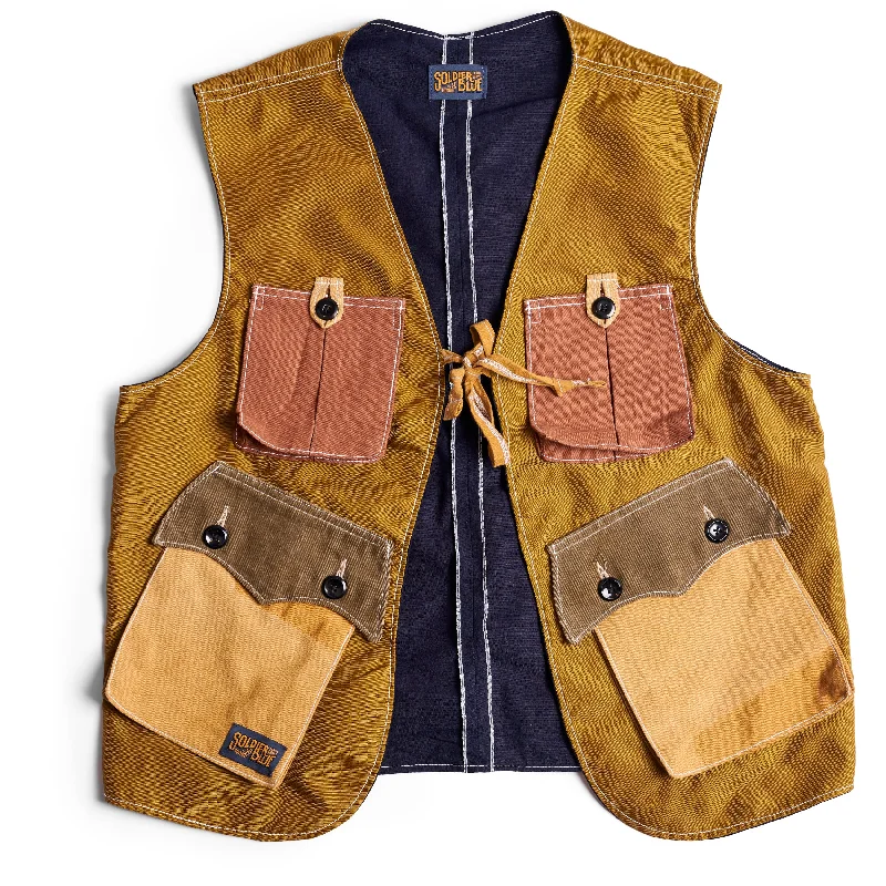 Soldier Blue Toynbee Utility Vest - Brown Melange