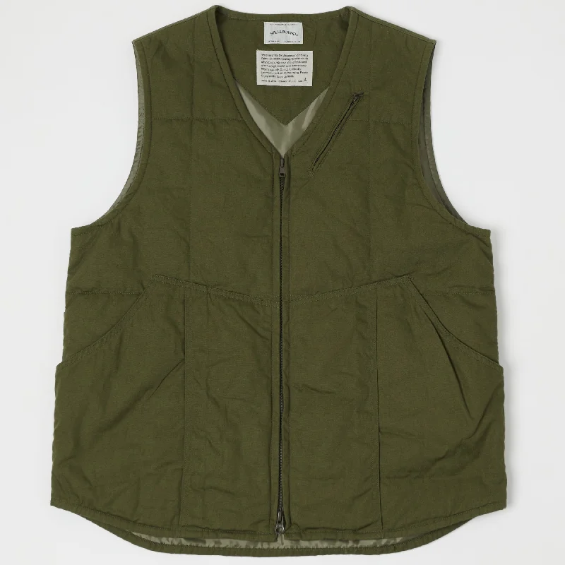 Spellbound 48-576T Quilted Zip Vest - Olive