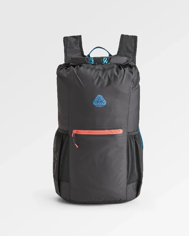 Trail Light Recycled Packable Backpack - Black