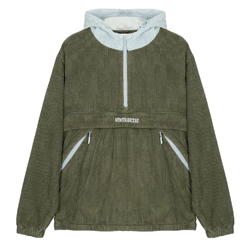 Hikerdelic Hooded Cord Smock Jade Green