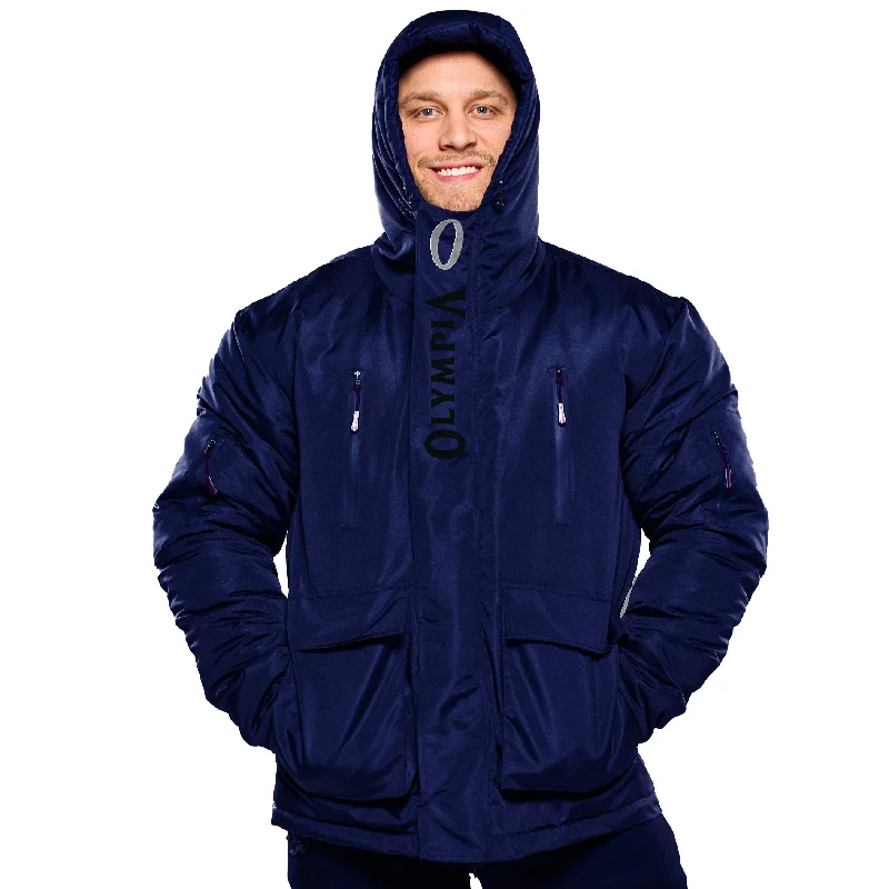 Olympia Men's Navy Utility Jacket