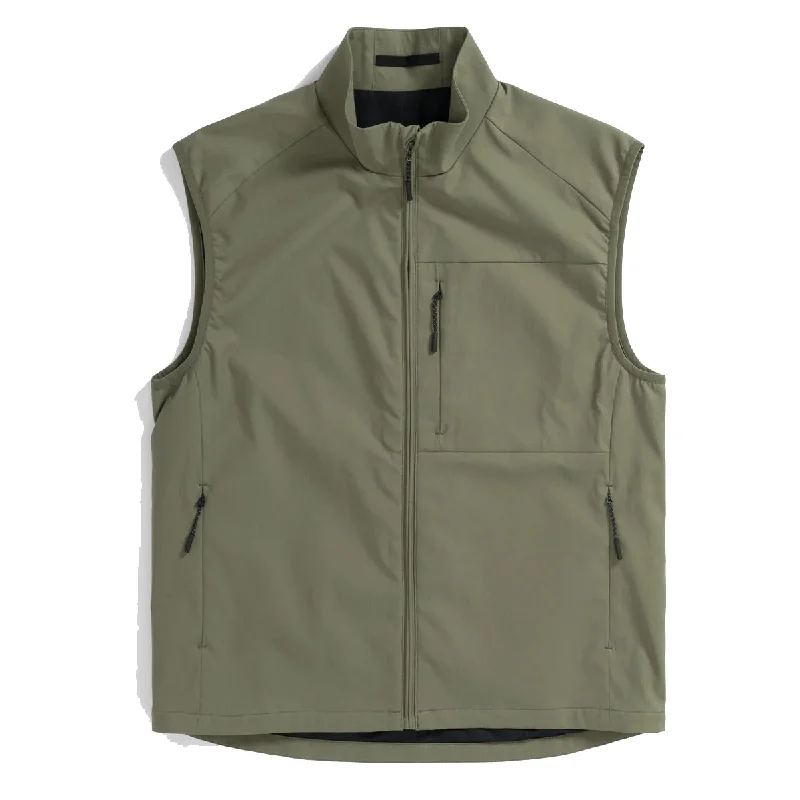 Norse Projects Birkholm Solotex Twill Vest Sediment Green