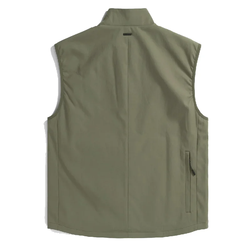 Norse Projects Birkholm Solotex Twill Vest Sediment Green