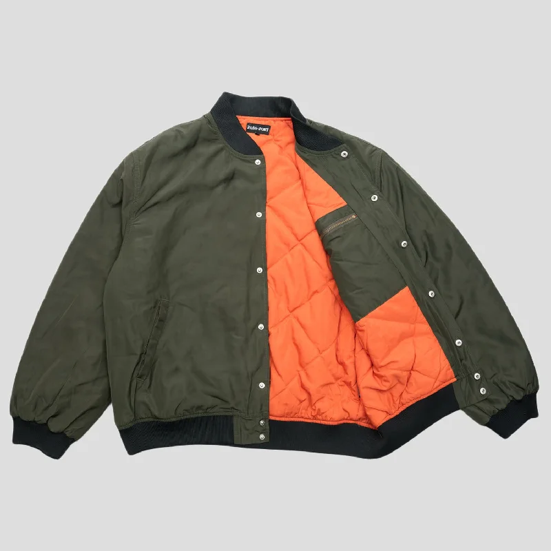 Pass~Port Gardening Satin Jacket - Forest Green