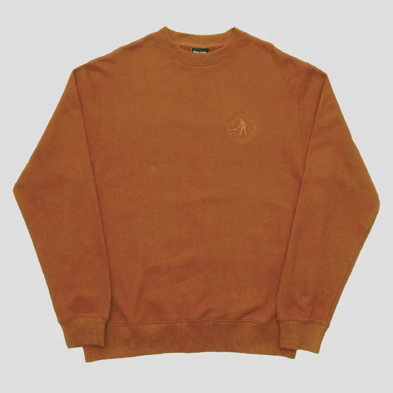 Pass~Port Organic Embroidery Sweater - Burnt Orange