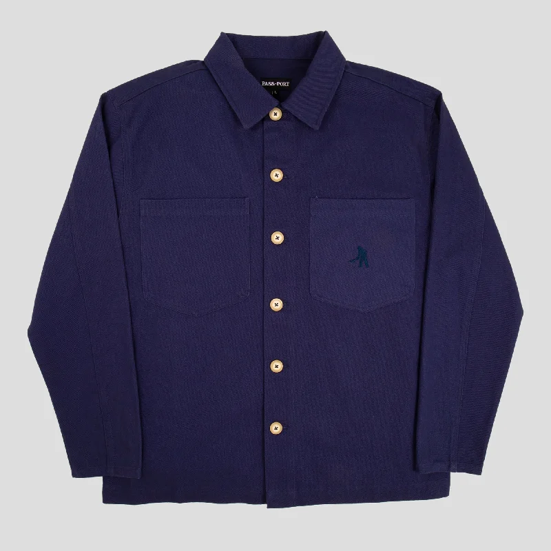 PASS~PORT ""PAINTERS DROP"" SHIRT NAVY