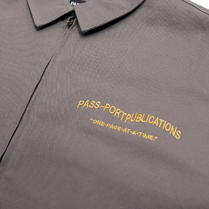 PASS~PORT ""PUBLISH"" WORKERS JACKET STEEL