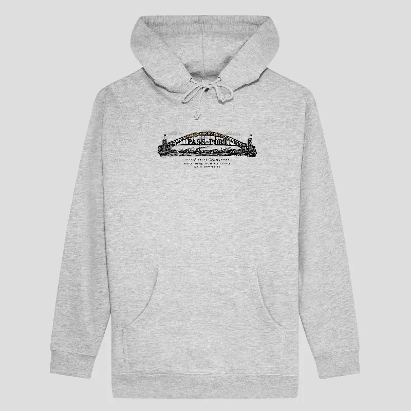 Pass~Port Sydney Harbour Hoodie - Ash