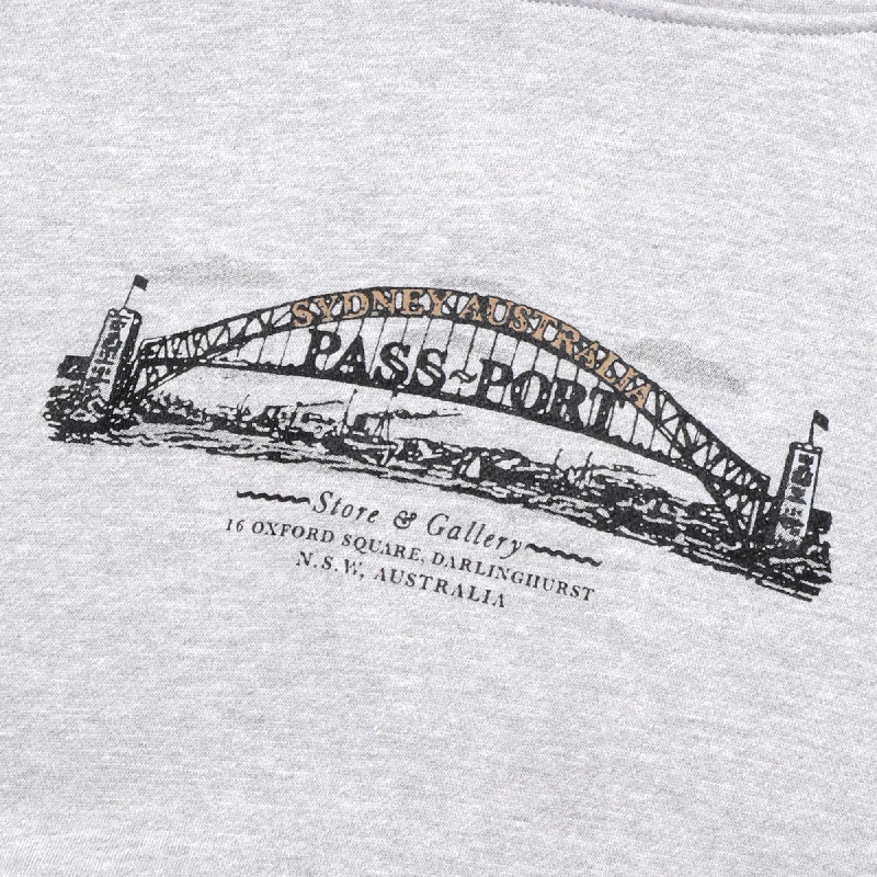 Pass~Port Sydney Harbour Hoodie - Ash