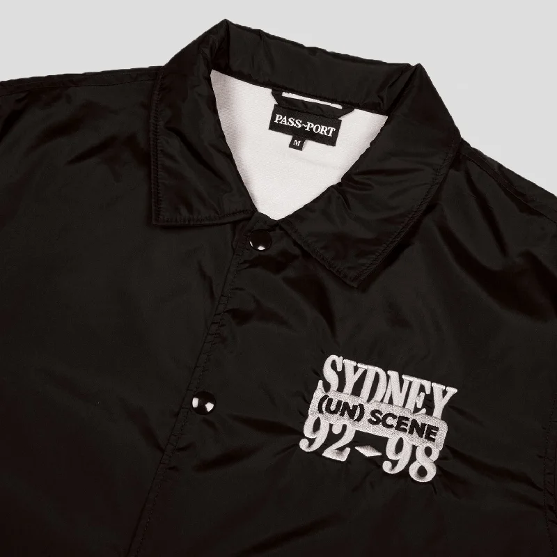 PASS~PORT ""SYDNEY (UN)SCENE"" COACH JACKET BLACK