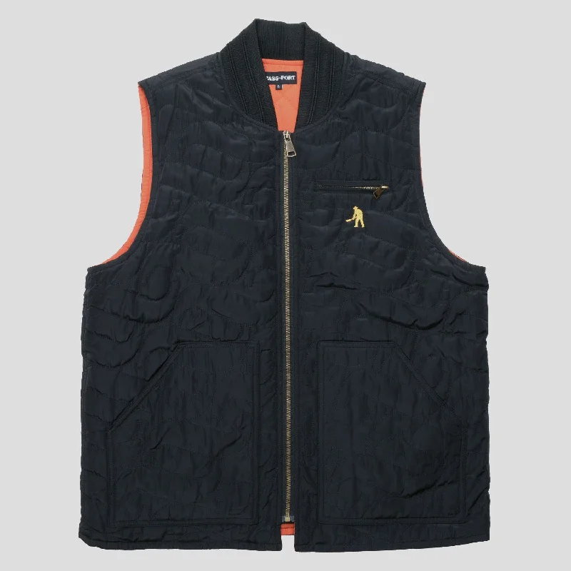 Pass~Port Tilde Puff Packers Vest - Black