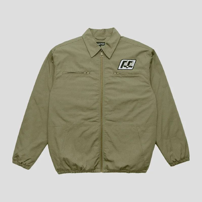 Pass~Port Transport Ripstop Delivery Jacket - Olive