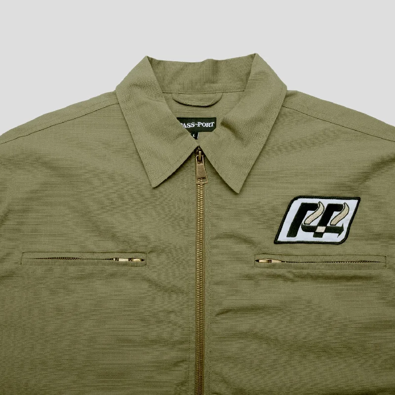 Pass~Port Transport Ripstop Delivery Jacket - Olive