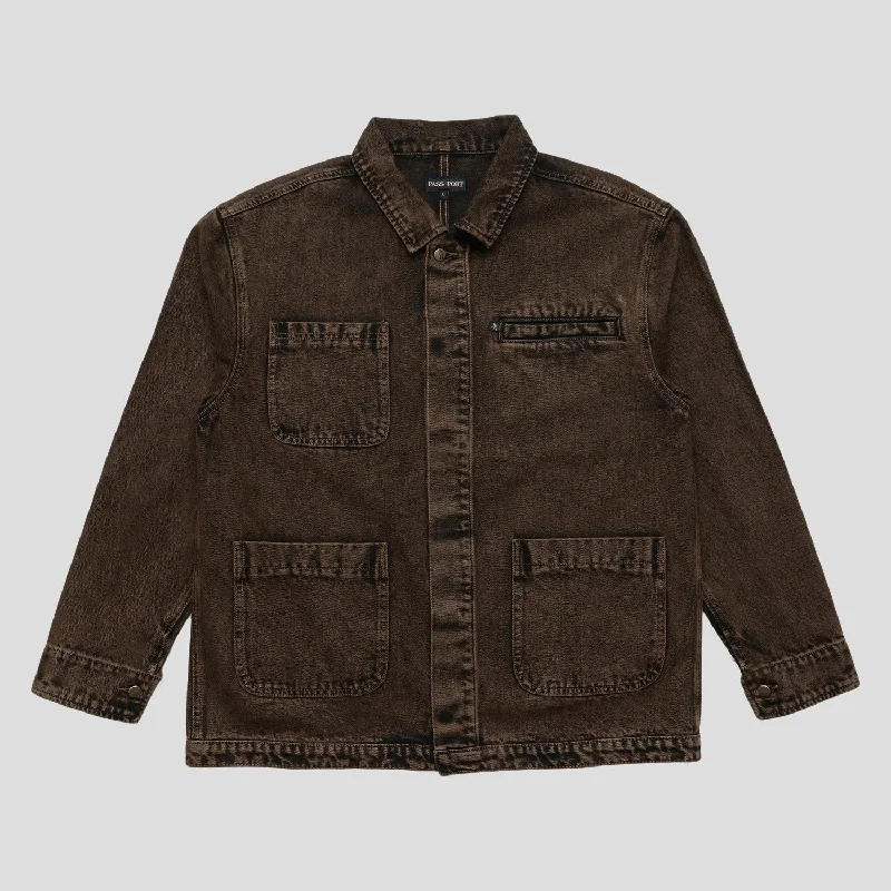 Pass~Port Painters Jacket - Brown Over-Dye