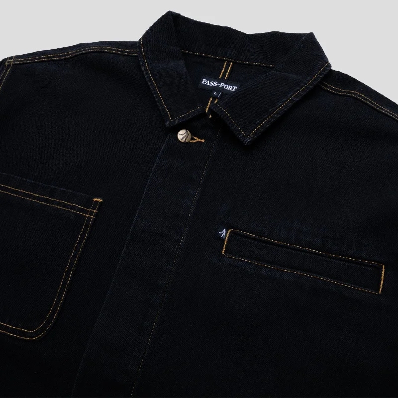 Pass~Port Painters Jacket - Washed Black